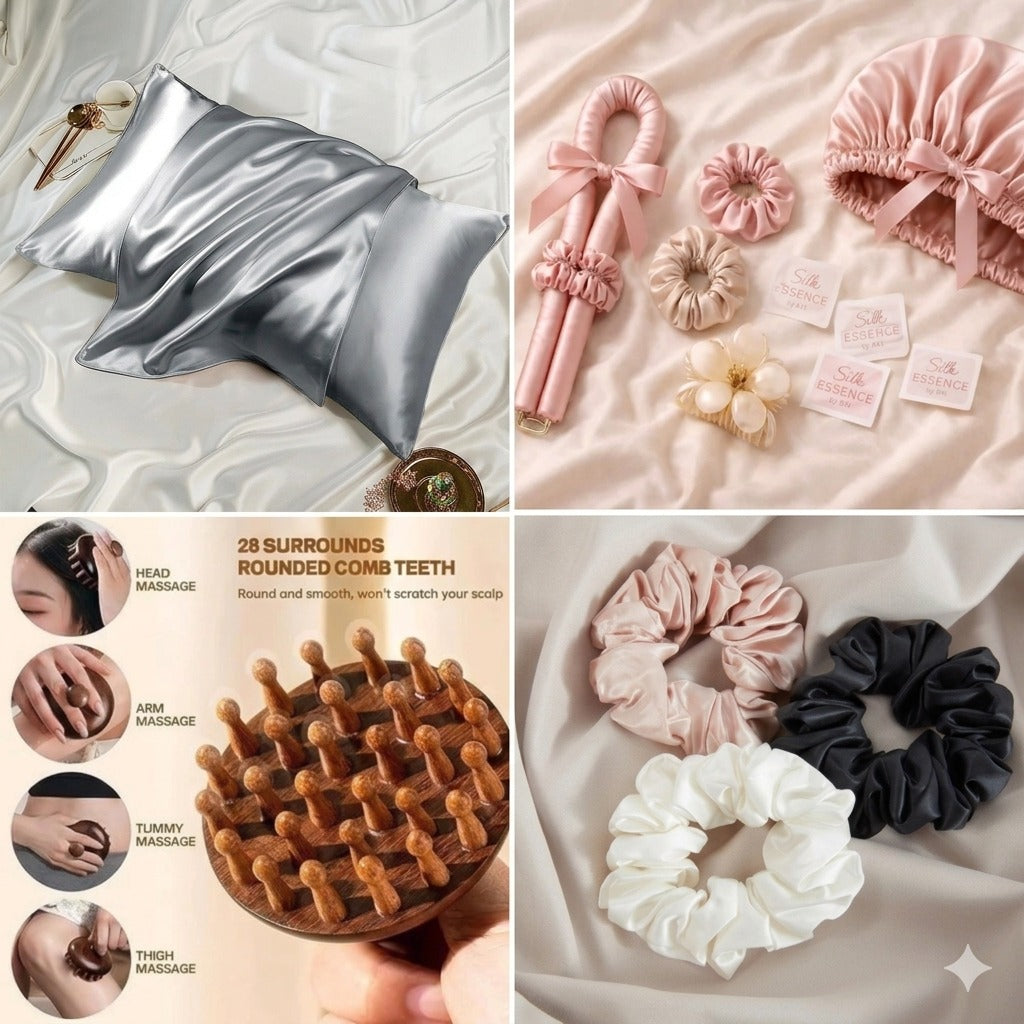 Ultimate Silk Hair Care & Wellness Set – 4 in 1 Bundle