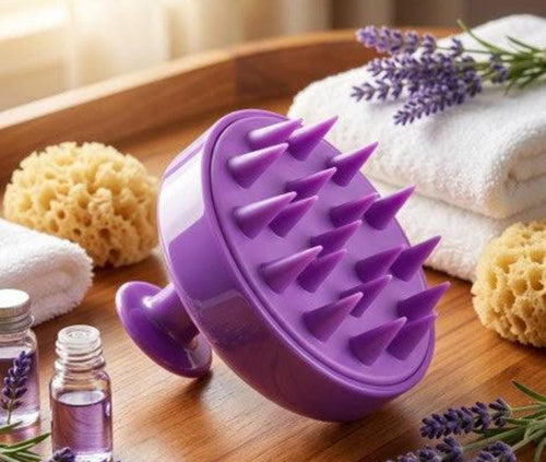 Silk Essence Scalp Massager – Shampoo Brush for Hair Growth & Relaxation