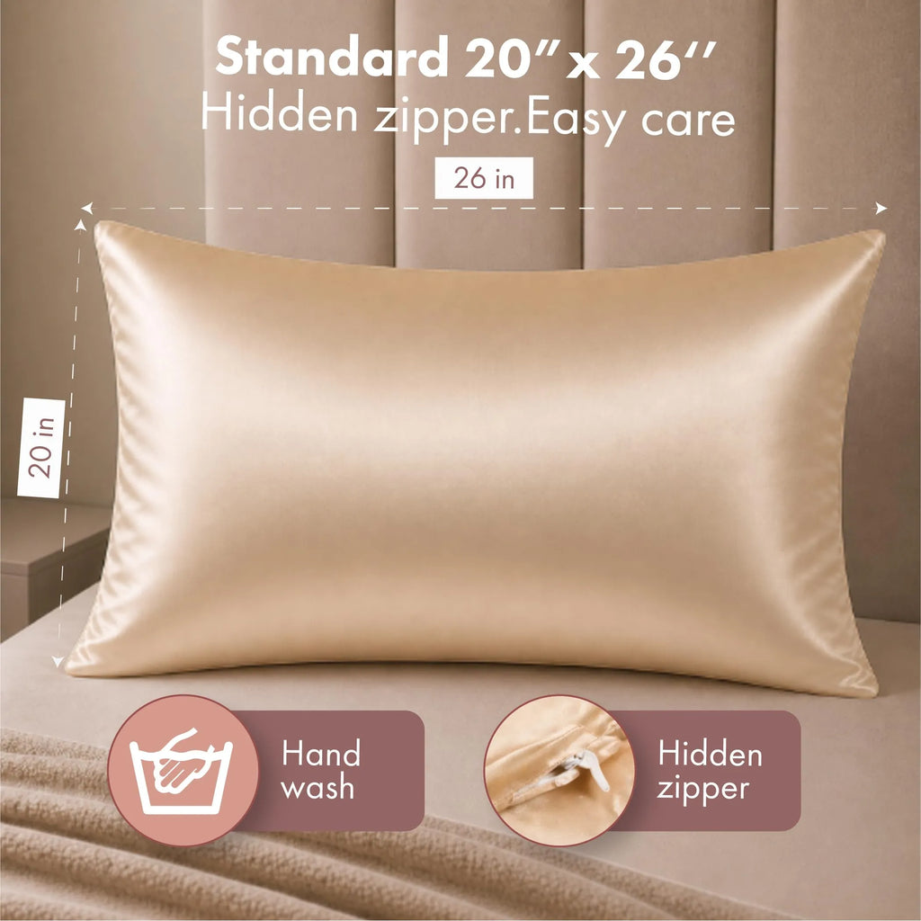 Mulberry Silk Pillowcase — Anti-Frizz, Anti-Ageing Beauty Sleep Essential