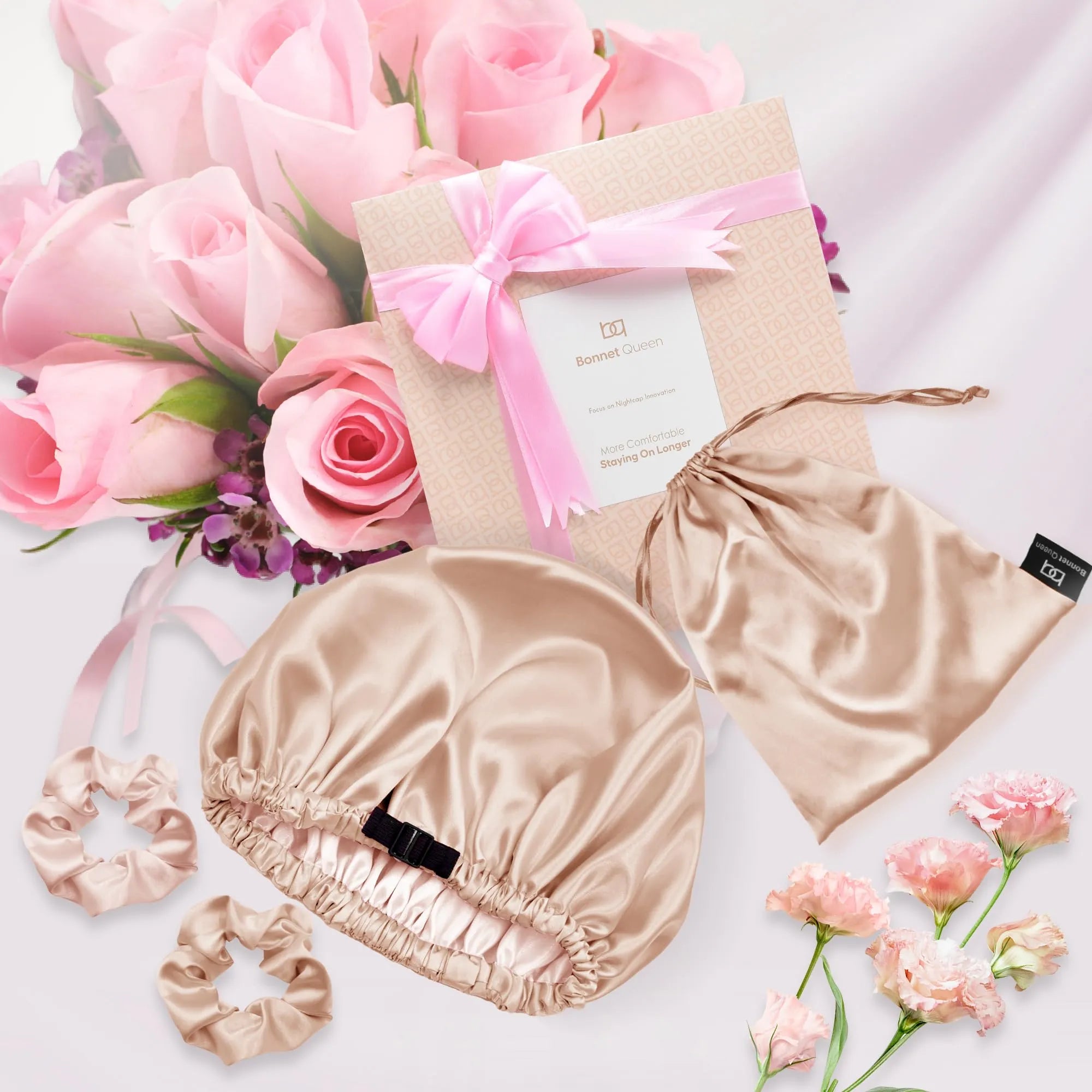Silk Hair Bonnet — Overnight Hair Protection for Frizz-Free, Healthy Hair